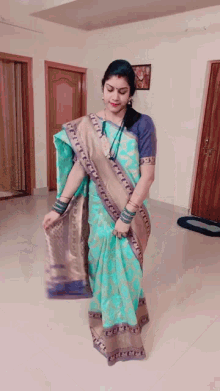 Saree Woman Saree Girl GIF - SareeWoman SareeGirl SilkSaree GIFs