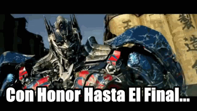 transformers honor to the end
