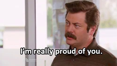 Proud Ron Swanson Gif Proud Ron Swanson Nick Offerman Discover Share Gifs