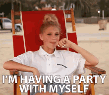 I'm Having A Party With Myself GIF - AwesomenessTv PartyWithMyself Alone GIFs