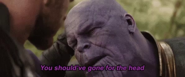 Thanos Head Gif Thanos Head Youshouldvegoneforthehead Discover Share Gifs