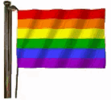 waving comunist gay flag gif