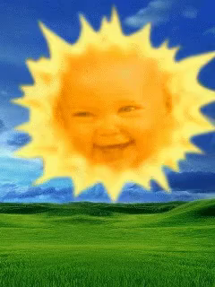 tellie tubbies sun baby