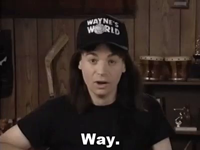 Image result for meme wayne's world way