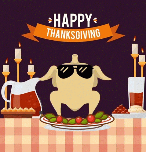 Happy Thanksgiving Turkey Day GIF