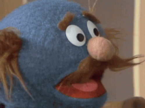 Shocked Muppet GIF