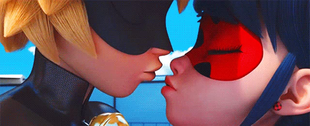 Kiss Miraculous Gif Kiss Miraculous Ladybug Discover Share Gifs And she is ...