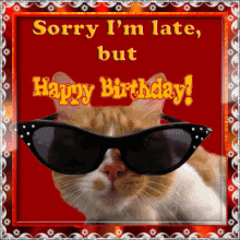 Featured image of post Happy Belated Birthday Gif Funny For Her Love you and happy birthday