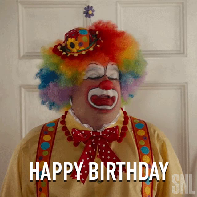 Clown Birthday Gifs Tenor - killer clown roblox clown outfit