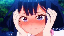 Aesthetic Anime Girl Blushing Gif