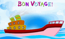 Image result for bugs bunny bon voyage gif"