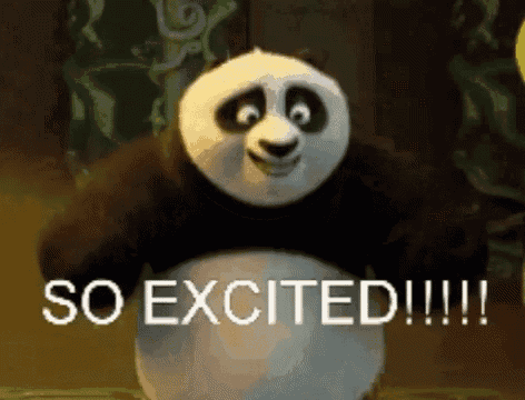 Excited Kungfu GIF - Excited Kungfu Panda - Discover & Share GIFs