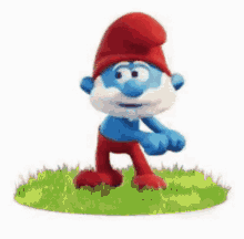 angry papa smurf