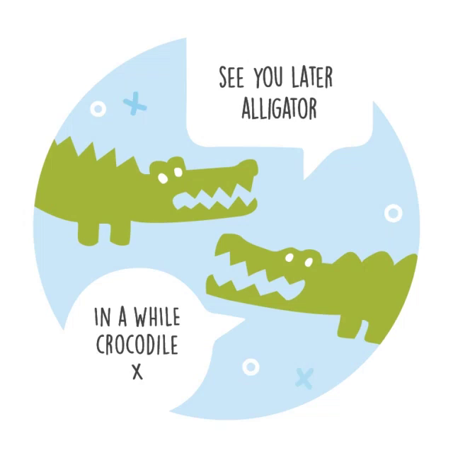 Later Gator See You Later Alligator Gif Latergator Seeyoulateralligator Inawhilecrocodile Discover Share Gifs