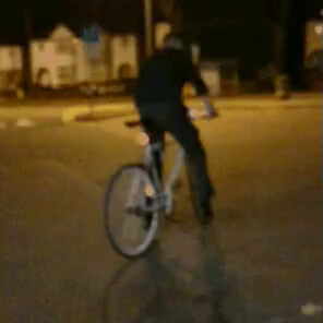 drunk on a bike