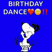 Snoopy Dancing Happy Birthday