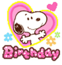 Happy Birthday Snoopy Gifs Tenor