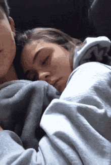 Sleep Couple GIF - Sleep Couple Cuddle - Discover & Share GIFs