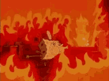 Man Burning In Hell Meme