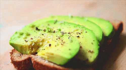 Image result for avocado toast gif