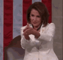Nancy Pelosi State Of The Union GIF - NancyPelosi StateOfTheUnion NancyPelosiClap GIFs