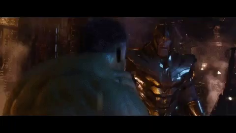 Thanos Hulk Infinity War Gif Thanoshulk Thanos Hulk Discover Share Gifs