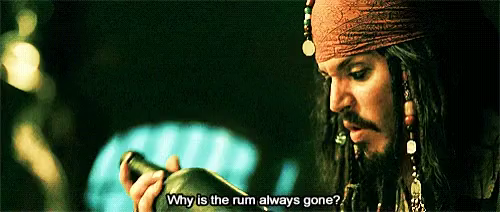 Captain Jack Sparrow Pirates Of The Caribbean Gif Captainjacksparrow Piratesofthecaribbean Rum Discover Share Gifs