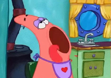 Patrick Mouth Open Meme