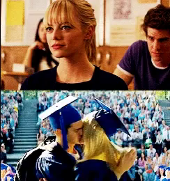 gwen stacy and peter parker graduation