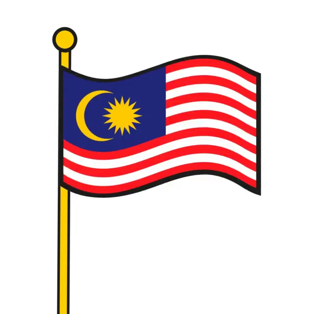 Bendera malaysia berkibar