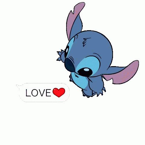 The popular Stitch Love GIFs everyone's sharing