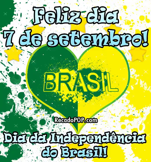 Dia Da Independência Do Brasil GIF - Brasil Feriado Independencia -  Discover & Share GIFs