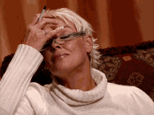 Brigitte Nielsen Confused GIF - BrigitteNielsen Confused Laughed - Discover  &amp; Share GIFs