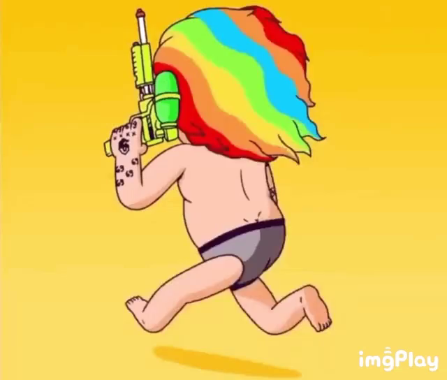 Tekashi69 Trey Way Gif Tekashi69 Treyway Running Discover Share Gifs