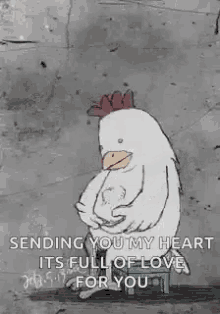 Chicken Love GIF - Chicken Love SendingYouLove GIFs