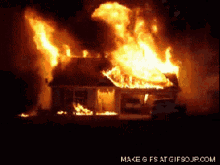 Burning House Gifs Tenor