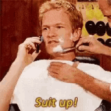 Barney Stinson Suit Up GIFs | Tenor