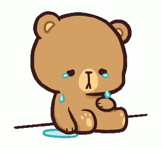 crying bear