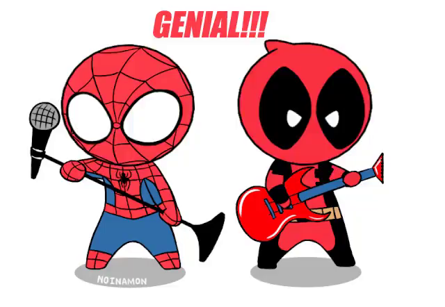 Genial Gif Spiderman Genial Deadpool Discover Share Gifs