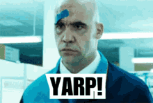 Image result for yarp from hot fuzz gif