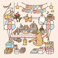 stormy pusheen birthday