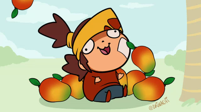 Mango Grin Gif Mango Grin Derp Discover Share Gifs