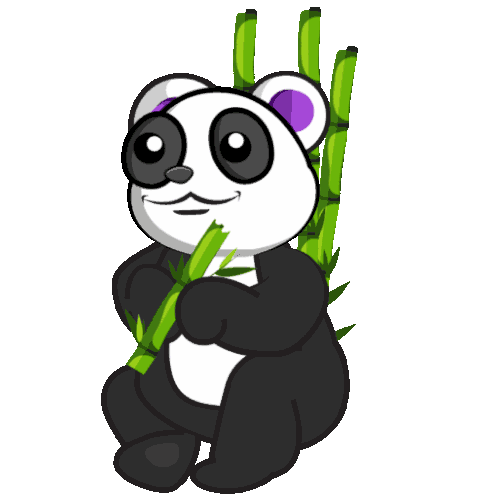 Buddyiee Panda Eating Bamboo Gif Buddyiee Pandaeatingbamboo Pandawithhearts Discover Share Gifs