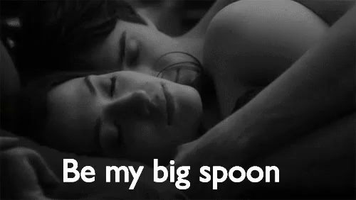 Big Spoon Gif Bigspoon Snuggle Cuddle Discover Share Gifs