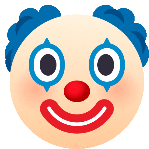 Clown Face People GIF - ClownFace People Joypixels - Discover & Share GIFs