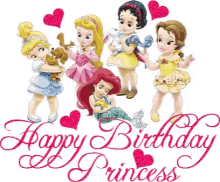 Disney Princess Happy Birthday GIFs | Tenor