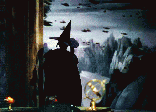Gif, the Wicked Witch of the West sends minions after Dorothy & co.