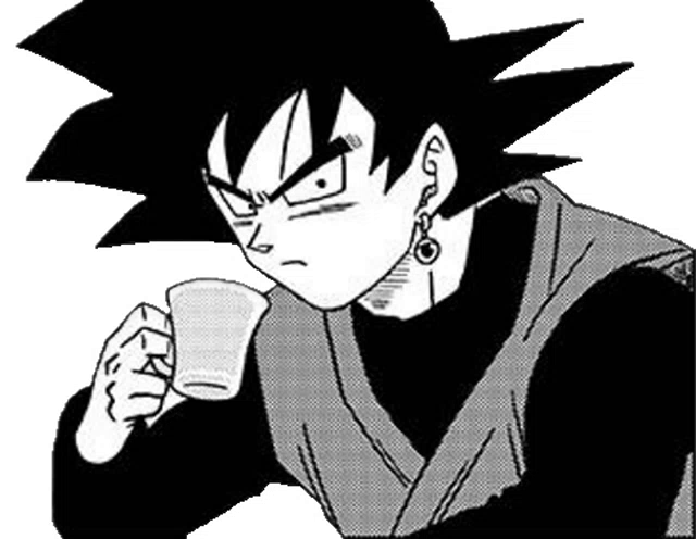 Black Goku Shocked Gif Blackgoku Shocked Lookingaround Discover Share Gifs