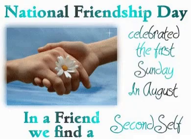 National Friendship Day Happy National Friendship Day Gif Nationalfriendshipday Happynationalfriendshipday Friendshipday Discover Share Gifs