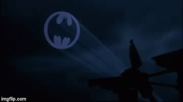 bat signal annoy gif